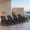 Black, variant on Harbweb 4 Pack Outdoor Chaise Lounge with Wheels & Cup Holder, All Weather 5-Position Adjustable HDPE Patio Chair, Teak