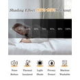 thumbnail image 5 of Sage Green Geometric Blackout Curtains 90 Inches Long for Bedroom, Modern White Stripe Distortion Art Thermal Insulated Room Darkening Black Out Window Curtain Panels Grommet Drapes for Living Room, 5 of 8