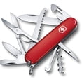 thumbnail image 1 of Huntsman Couteau de Poche (15 Fonctions, Ciseaux, Scie à Bois, Tournevis) Rouge - Rouge, Taille Unique, 1 of 7