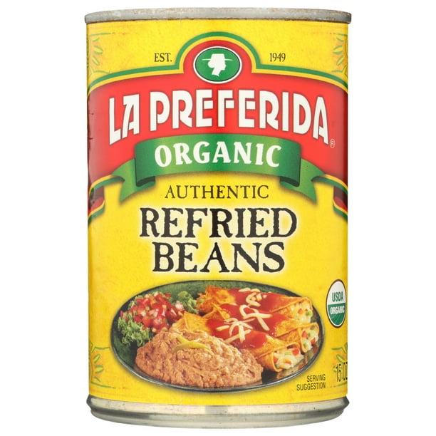 La Preferida Organic Authentic Refried Beans, 15 Oz