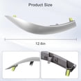 thumbnail image 6 of 55436-02330 Left & Right Upper Side Central Dashboard Cover Strip Trim Fit for Toyota Corolla 2010-2013 Navigation Panel Frame Moulding Replacement for 55435-02370, 6 of 6
