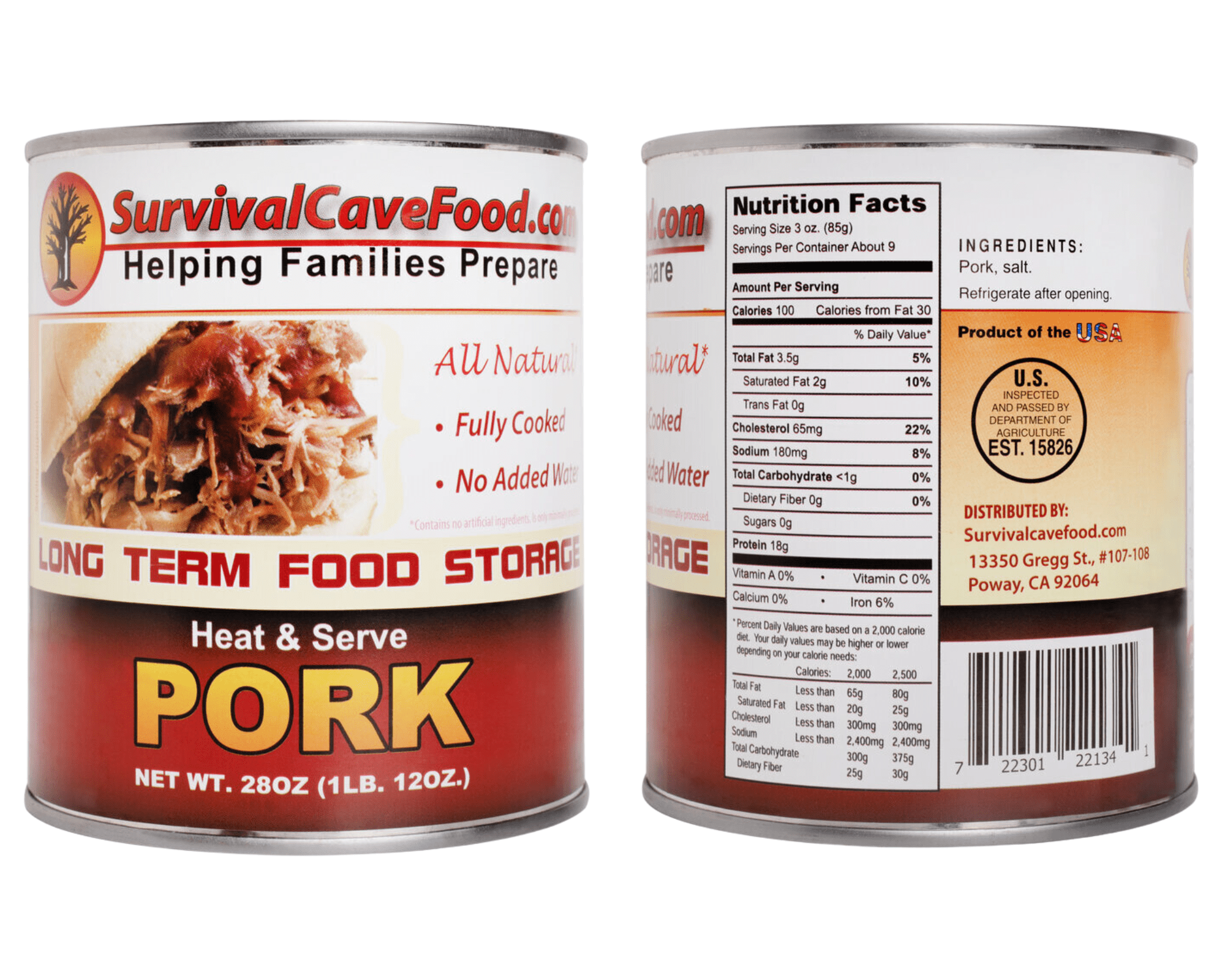 Canned pulled pork hot sale