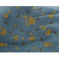thumbnail image 4 of oneOone Georgette Viscose Fabric Honeycomb & Honey Bee Insect Print Sewing Fabric BTY 42 Inch Wide, 4 of 4