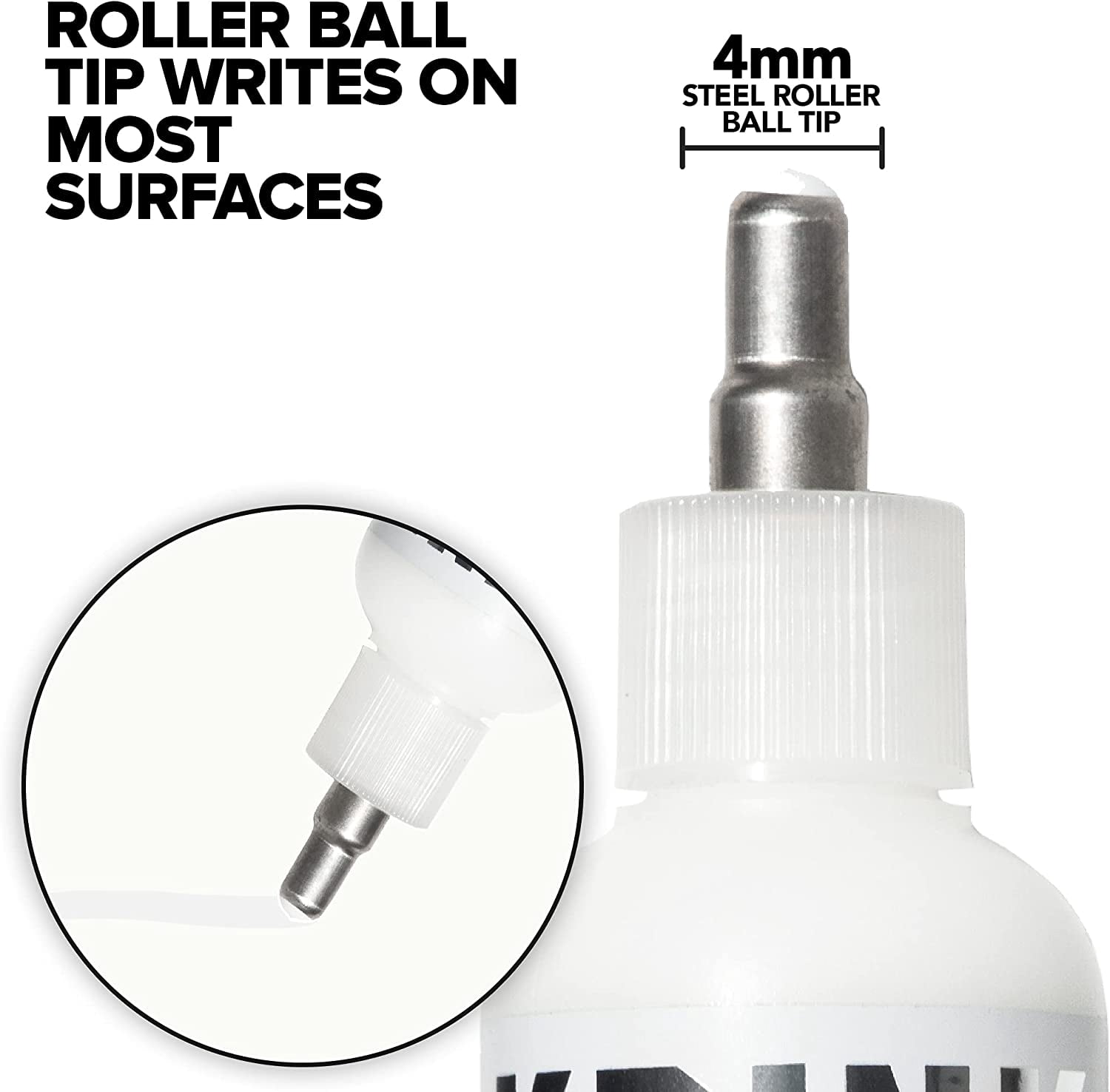 Krink K-66 Steel Tip Paint Marker, White