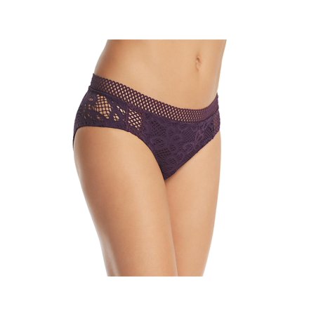Becca by Rebecca Virtue Womens Crochet Hipster Swim Bottom Separates