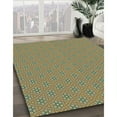 thumbnail image 3 of Ahgly Company Machine Washable Indoor Square Transitional Light Brown Area Rugs, 3' Square, 3 of 7