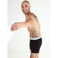 thumbnail image 6 of Hanes Originals Men’s Boxer Briefs, Moisture-Wicking Stretch Cotton, Blues, 6-Pack, 6 of 9