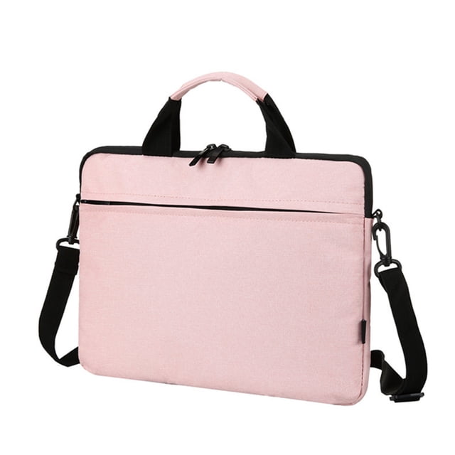 Mistaha Sac pour Ordinateur Portable 13,3 Pouces Grande Capacité Résistant aux Rayures Anti-Éclaboussures en Tissu Oxford Sac de Protection pour Ordinateur Portable Rose
