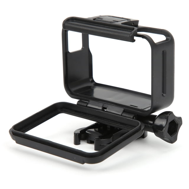 Action Camera Frame Housing, Sports Camera Cage Protective Case Easy Access ABS Lightweight Anti Fall Anti Scratch For Action Camera