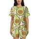 thumbnail image 1 of Fotbe Cute Avocado Conjunto de Pijama Estampado para Mujer, 2 Piezas, Ropa de Dormir con Camiseta de Manga Corta y Shorts Suaves-Large, 1 of 6