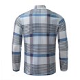 thumbnail image 6 of Yuncity Mens 2 Piece Tracksuit Outfits Slim Fit Sweatshirts Casual Plaid Zipper Pocket Coat Drawstring Pocket Pants Set Fall Long Sleeve Hoodies Sets Size Xxl Grey, 6 of 7