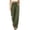 Army Green, variant on Women's Summer Loose Casual Pants, Elastic Drawstring Waist, Long Trousers with Pockets Navy S