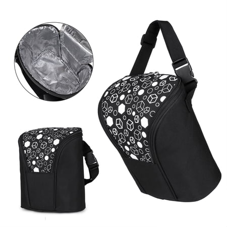Breastmilk Cooler Bag Insulated Baby Bottle Tote Bag Small Lunch Bag Breast Pump Bag Fits 2 Large Baby Bottles Up to 9 Ounce for Daycare Travel Working Nursing Mothers