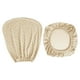 thumbnail image 3 of Protector de silla giratoria, funda para silla de oficina, funda para silla de comedor, elástica beige, 3 of 9