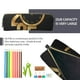 thumbnail image 5 of Disketp 2025 Happy New Year Estuche de Lápices de Cuero con Cierre, Estuche Compacto para Papelería, Bolígrafos y Accesorios Pequeños, 5 of 7