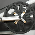 thumbnail image 3 of 5pcs Gold Tone Chainring Nuts Road Bike MTB Bicycle Chain Ring Bolts Nuts, 3 of 6