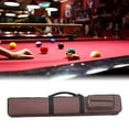 thumbnail image 5 of funtasica 8 Holes Billiards Pool Snooker Cue Storage Pouch Water Resistant 1/2 Snooker Pool Cue Bag Billiard Stick Storage Bag Coffee, 5 of 8