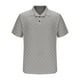 thumbnail image 5 of Blusa y camisa de manga corta con cuello vuelto para hombre, moda informal de color liso con botones, blusa de manga corta con cuello vuelto, camisa para hombre, tops de poliéster, 5 of 6