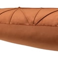 thumbnail image 6 of JWH Handmade Decorative Soft and Smooth Velvet Lumbar Pillow Covers for Simple Decor 14x24inch Cognac, 6 of 6