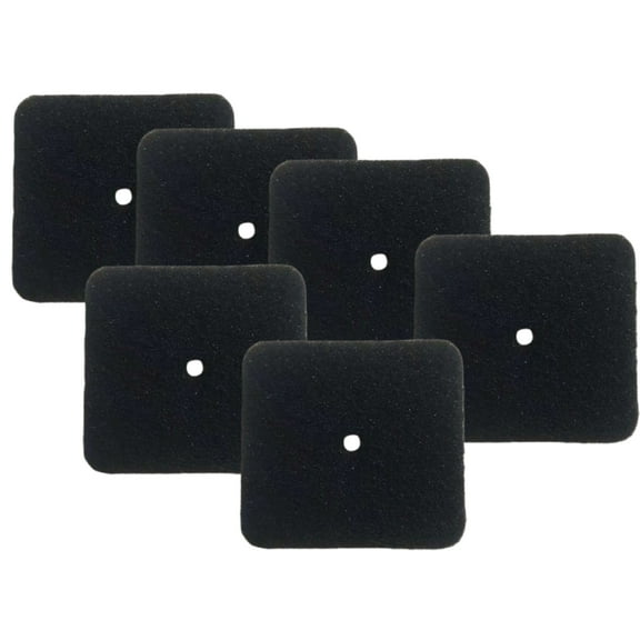 Qzbhct 6 Pack Activated Charcoal Filters Box Replacment Charcoal Filter Mat Compatible with Catit Hooded Litter Box