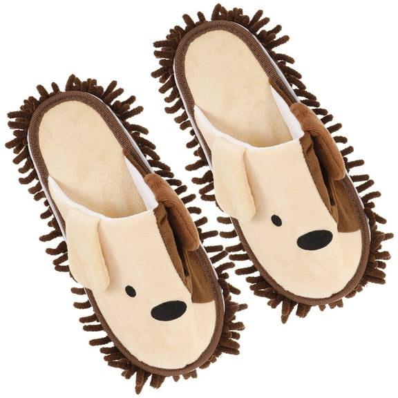 QUMIIRITY Mopping Slippers for Women Assorted Cleaning 1 Pair 10.61X4.32X3.54in