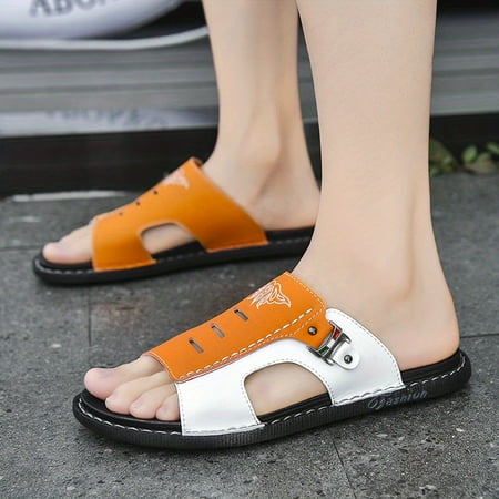 

Non-Slip Slides Lightweight Open Toe Quick Dry Slippers For Indoor Outdoor Bathroom Beach Summer