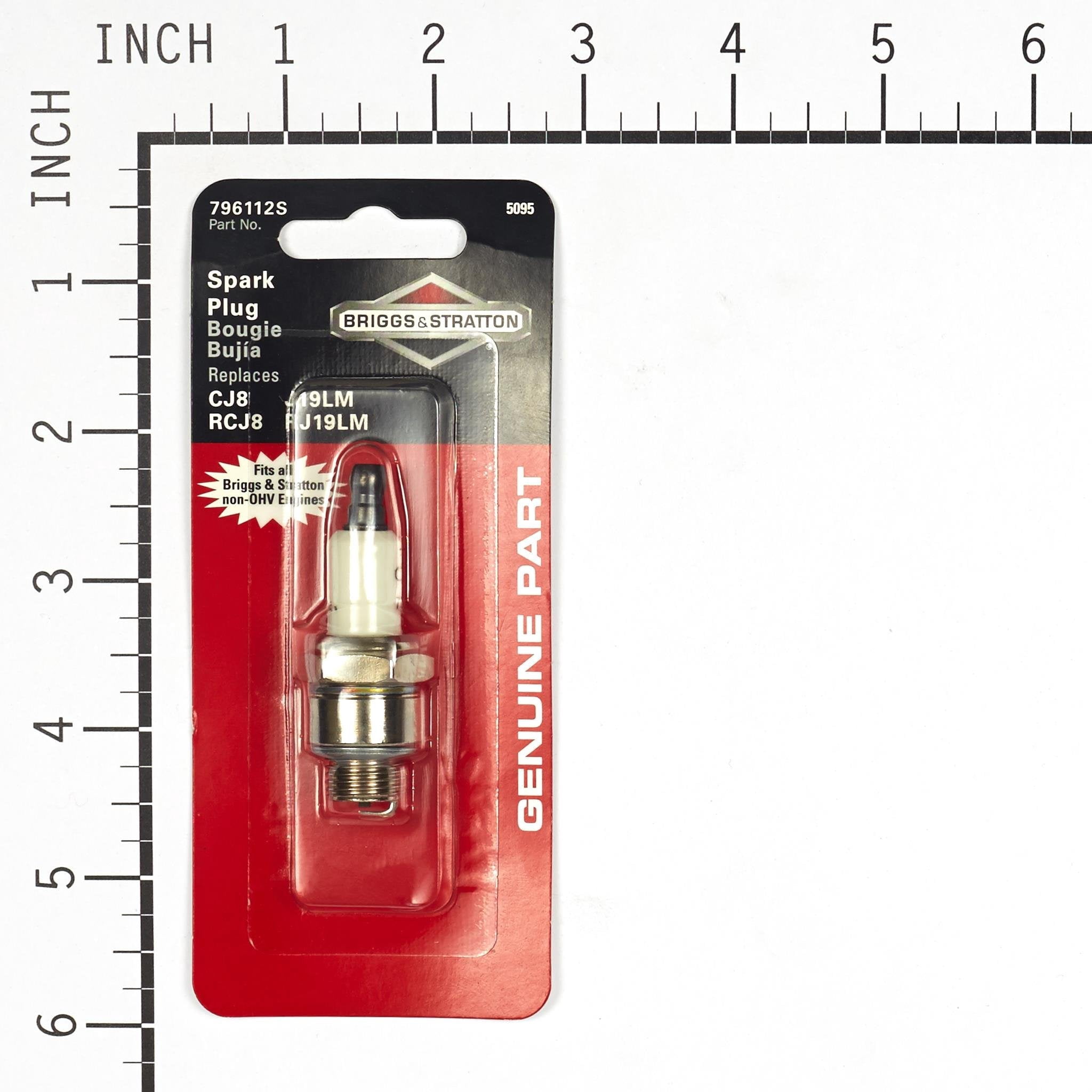 Briggs & Stratton Replacement Spark Plug 5095, RJ19LM, RCJ8