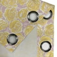 thumbnail image 5 of Ambesonne Flower Grommet Curtain, Yellow Roses Blooming, 50" x 63", Yellow Blush, 5 of 6