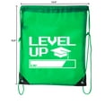 thumbnail image 2 of Senior Graduation Drawstring Backpacks Personalized Party Favor Cinch Bags - Level Up Bar, 2 of 2