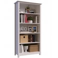 thumbnail image 6 of From the Tree Furniture Solid Pine Wood Bookcase – Tall Bookshelf with 4 Adjustable Shelves for Home, Office & Kids Room, 6 of 10