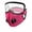 A004- Hot Pink, variant on Face Mask Magenta Reusable Cloth Face Mask 1 Pcs for Sports Outdoor Cycling Mowing Painting Household Use