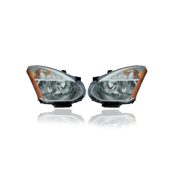 Headlight - Compatible/Replacement for '09-10 Nissan Rogue SL/AWD - HID/Xenon - Pair, Left Driver Right Passenger Set - 26025JM72A, 26075JM20C