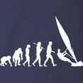 thumbnail image 3 of CafePress - Windsurfer Evolution Long Sleeve Dark T Shirt - Long Sleeve Dark T-Shirt, 3 of 4