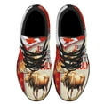 thumbnail image 2 of Happy Canada Day Canada Moose Shoes Sneakers Black Size 7, 2 of 7