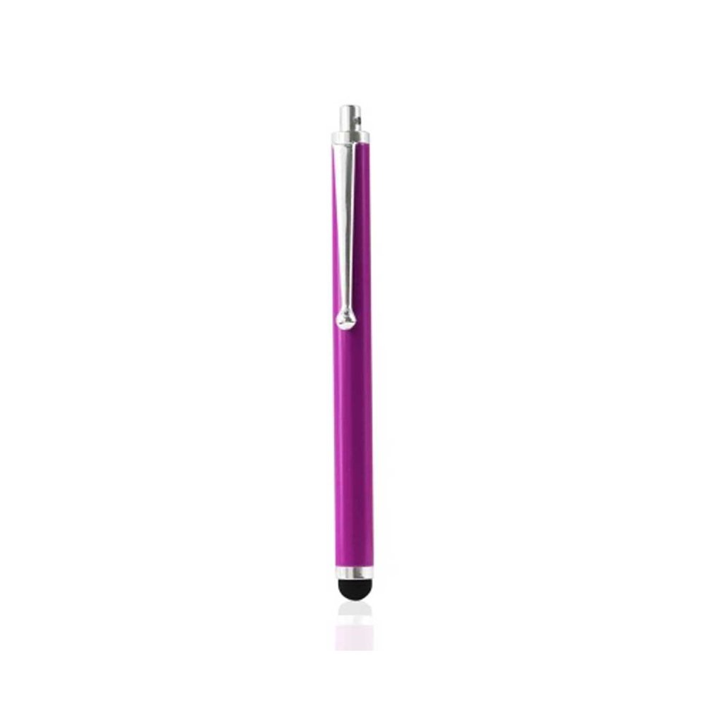 Mini Stylus Touch Screen Pen With Clip In Purple