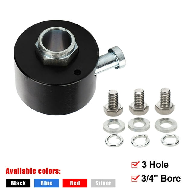 Ruiboury 1/2/3/5 Convenient Quick Release Disconnect Hub With Push Button For Car Steering Wheel red 56*46*35mm 1 Pc