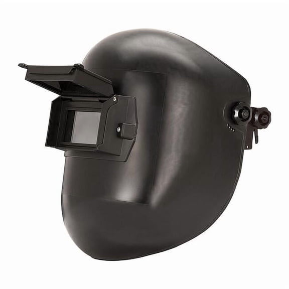 Jackson Safety Welding Helmet - Passive - Super Tuff Nylon - Lift Front - 2" x 4.25" Viewing Area - Shade 10 - Slotted Hard Hat Adapter Headgear - Black - 280PL Series