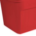thumbnail image 4 of Sterilite 18 Gallon Plastic Stackable Storage Tote Container, Red (16 Pack), 4 of 5