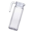 thumbnail image 3 of Water Carafe with Handle Good Beverage Homemade Juice Iced Tea Striped kettle Striped kettle 1100ml, 3 of 8