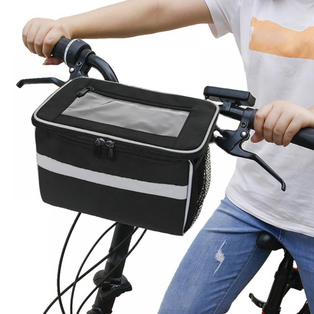 Organizer Handlebar Bag Waterproof Cycling Bike Bicycle Basket Top Key Hot Stock 