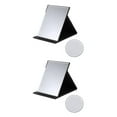 thumbnail image 1 of jesticaly Miroir Pliant Portable et Compact Réflexion Haute Définition Réglage Multi-angle Cadeaux Noir 2 Ensembles, 1 of 6