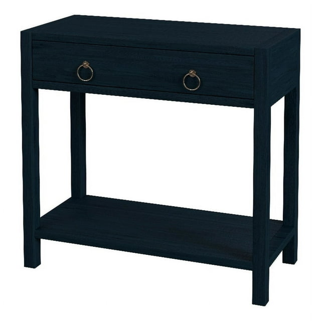 Butler Specialty Lark Navy Wide 1 Drawer Nightstand