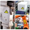 thumbnail image 4 of 20 hojas de pegatinas de precaución contra descargas eléctricas. Calcomanías de advertencia de descargas eléctricas para equipos., 4 of 7