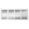 thumbnail image 1 of Kate and Laurel Stryker Windowpane Framed 8-Pane Wall Accent Mirror, White, 1 of 5
