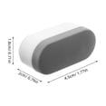 thumbnail image 7 of OUNONA 4Pcs Universal Toilet Seat Bumpers Soft Cushion Buffer Pads Anti-Collision Toilet Seat Spacers for Home, 7 of 7