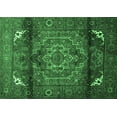 thumbnail image 1 of Ahgly Company Indoor Rectangle Persian Emerald Green Traditional Area Rugs, 6' x 9', 1 of 4