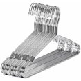 thumbnail image 1 of 40 Cm Stainless Steel Hangers 20Pcs Standard Clothes Hangers Notch Hanger, 1 of 5