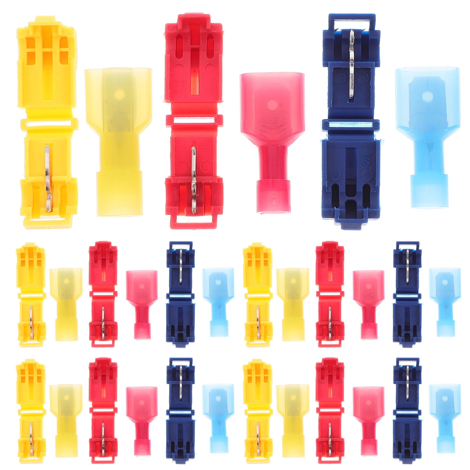 120PCS Quick Splice T-Taps Electrical Wire Cable Crimp Terminals