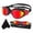 Red, variant on Advanced Training Swim Goggles, Quick-Adjust Strap Anti-Fog Eyewear, Ergonomic Nose Bridge Pool Glasses for Adults, Professional Open Water Gear