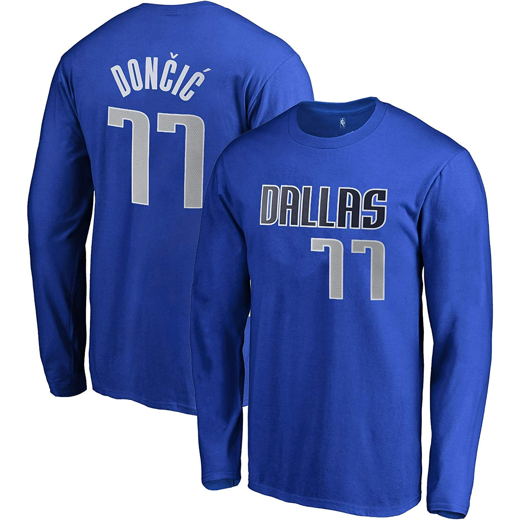 Outerstuff NBA Youth Game Time Team Color Player Name and Number Long  Sleeve Jersey T-Shirt